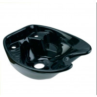 Парикмахерская средняя раковина SUN&SPA "ГАММА" черная + СЛИВ