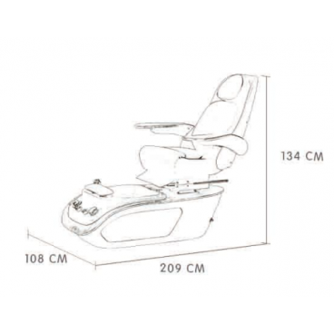 Педикюрное СПА кресло "HM-038"