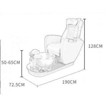Педикюрное СПА-кресло "HZ-1019"