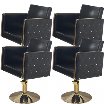 Парикмахерский комплект кресел "Голдиум Блэк З"