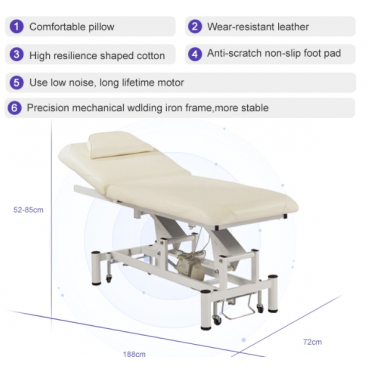 Косметологическая кушетка "HZ-3684A" 1 мотор