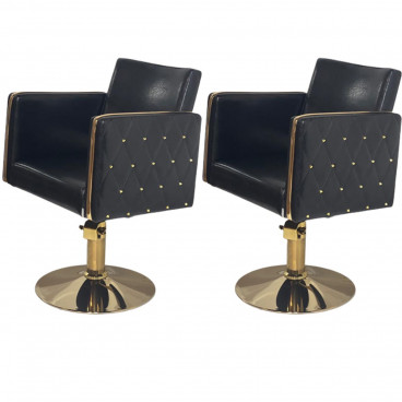 Парикмахерский комплект кресел "Голдиум Блэк З"