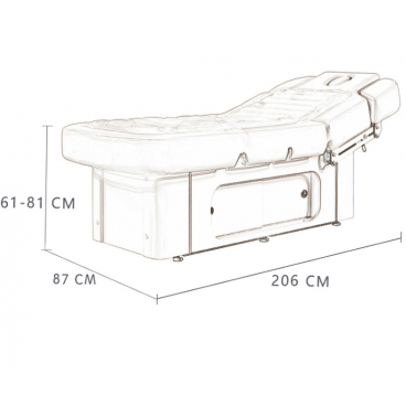 СПА-кушетка "HZ-3381A-1" 4 мотора