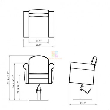 Парикмахерское кресло "Foresta"