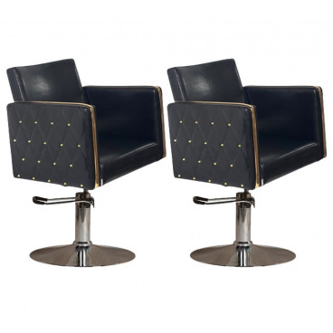 Парикмахерский комплект кресел "Голдиум Блэк"