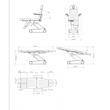 Педикюрное кресло "P155 EL PRINCIPE"