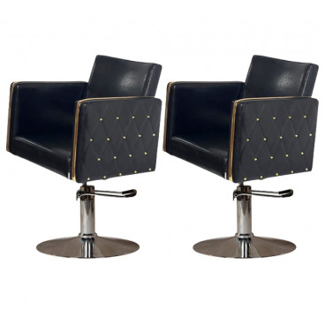 Парикмахерский комплект кресел "Голдиум Блэк Д"