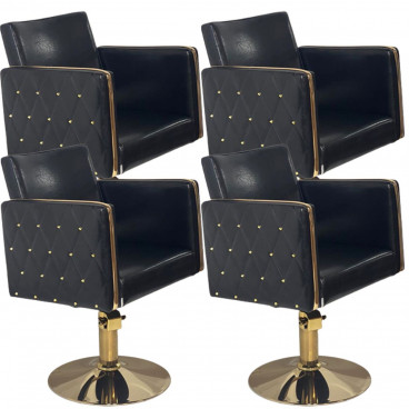 Парикмахерский комплект кресел "Голдиум Блэк З"