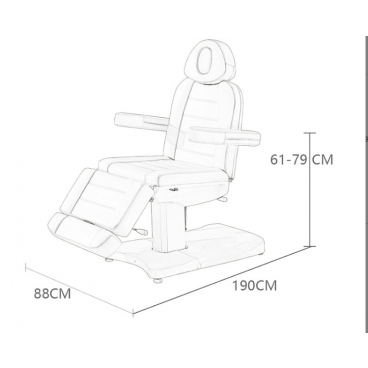 Косметологическое кресло "HZ-3803A" 2 мотора
