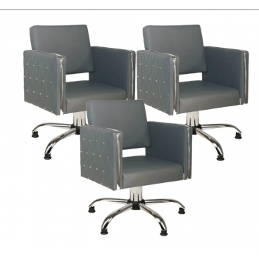 Парикмахерское кресло "Платинум" Gray