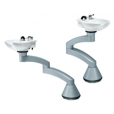 Мойка парикмахерская SWING PLUS - белая раковина