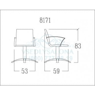 Кресло парикмахерское WINONA