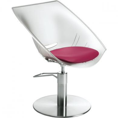 Кресло парикмахерское GINEVRA CONFORT TRANSPARENTE 