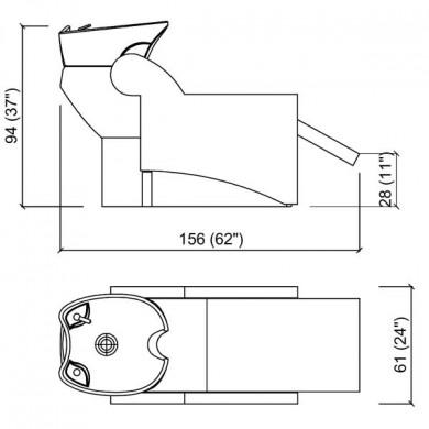 Мойка парикмахерская "WASHLOUNGE JUBILEE SHIATSU"