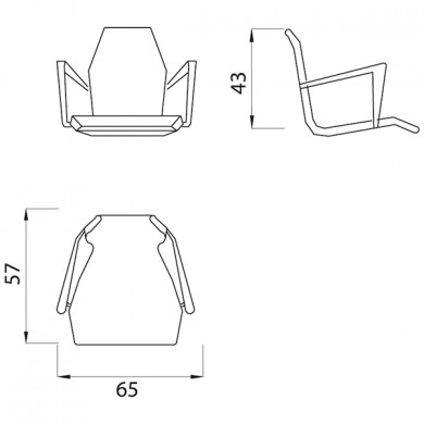 Кресло парикмахерское "NIKE"