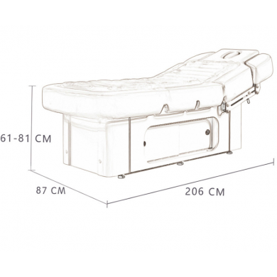 СПА-кушетка "HZ-3381A-1" 4 мотора