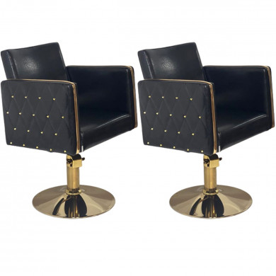 Парикмахерский комплект кресел "Голдиум Блэк З"