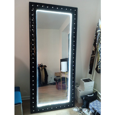 Парикмахерское зеркало "Гламур" с подсветкой