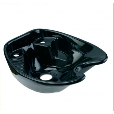 Парикмахерская средняя раковина SUN&SPA "ГАММА" черная + СЛИВ