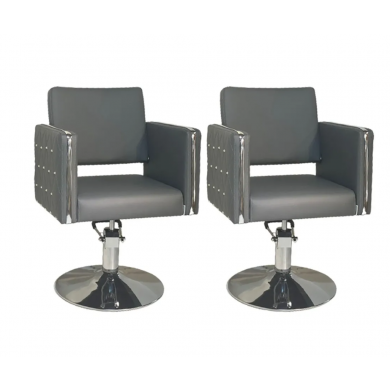 Парикмахерское кресло "Платинум" Gray