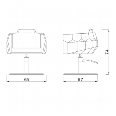 Кресло парикмахерское "Crystalcoiff"