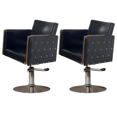 Парикмахерский комплект кресел "Голдиум Блэк Д"