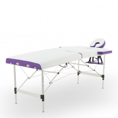 Массажный стол складной алюминиевый "JFAL01A" 2-х секционный NEW