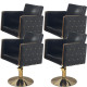 Парикмахерский комплект кресел "Голдиум Блэк З"