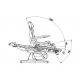 Косметологическое кресло "HZ-3870" 3 мотора