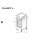 Тележка парикмахерская "CHARIOT A"