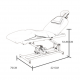 Массажная кушетка "HZ-3693A" 1 мотор